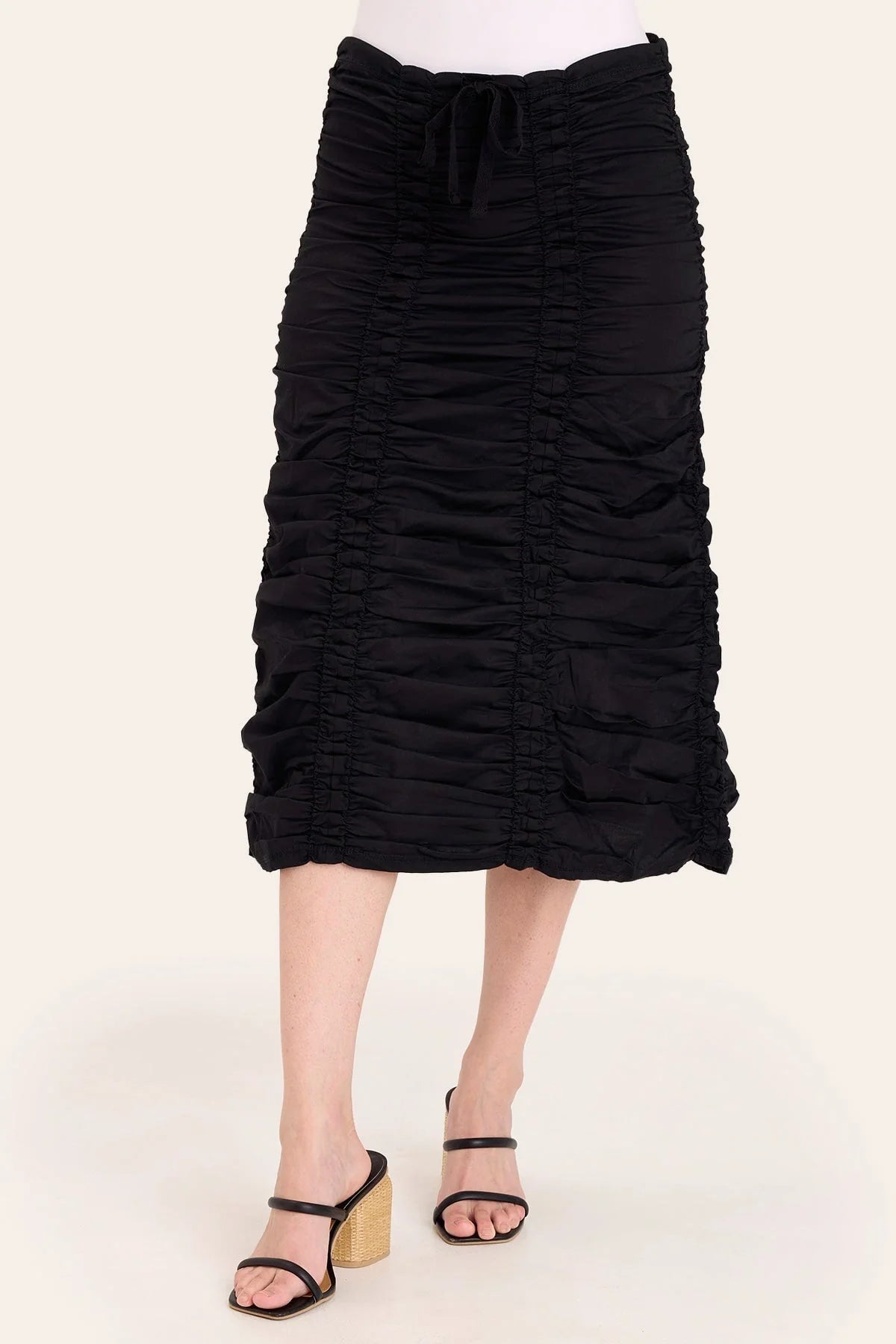 XCVI Shirred Double Panel Skirt - Essential Elements Chicago