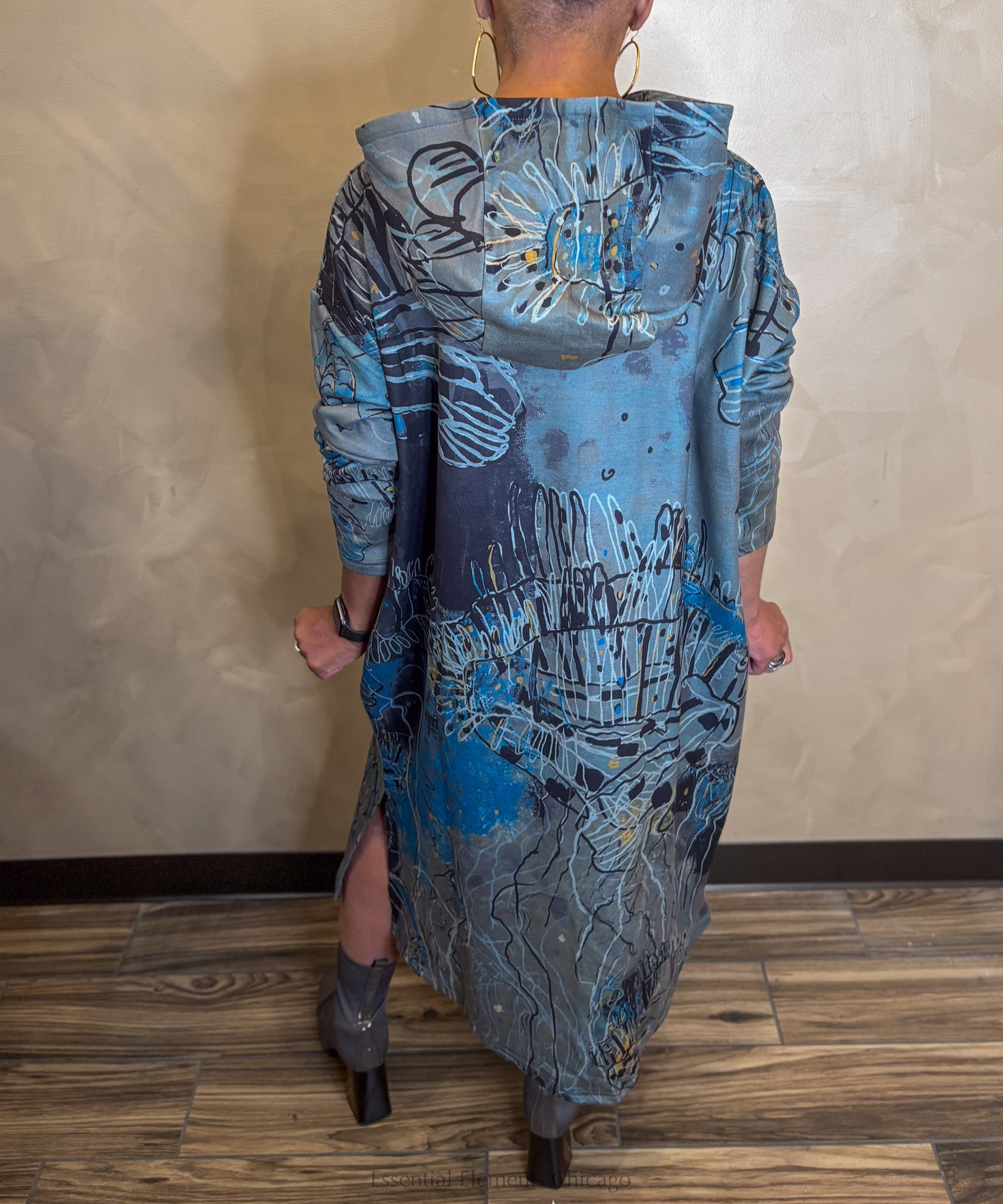 3 Potato Hooded Dress, Jellyfish - Essential Elements Chicago