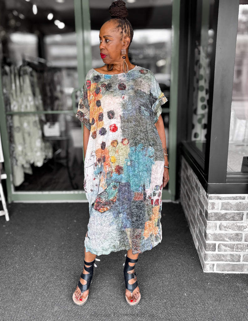 3 Potato Relaxed Midi Dress - Essential Elements Chicago