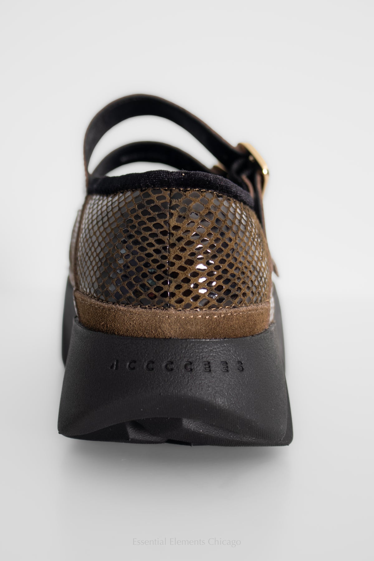 4ccccees Tura Ballet Flat, Ebony - Essential Elements Chicago