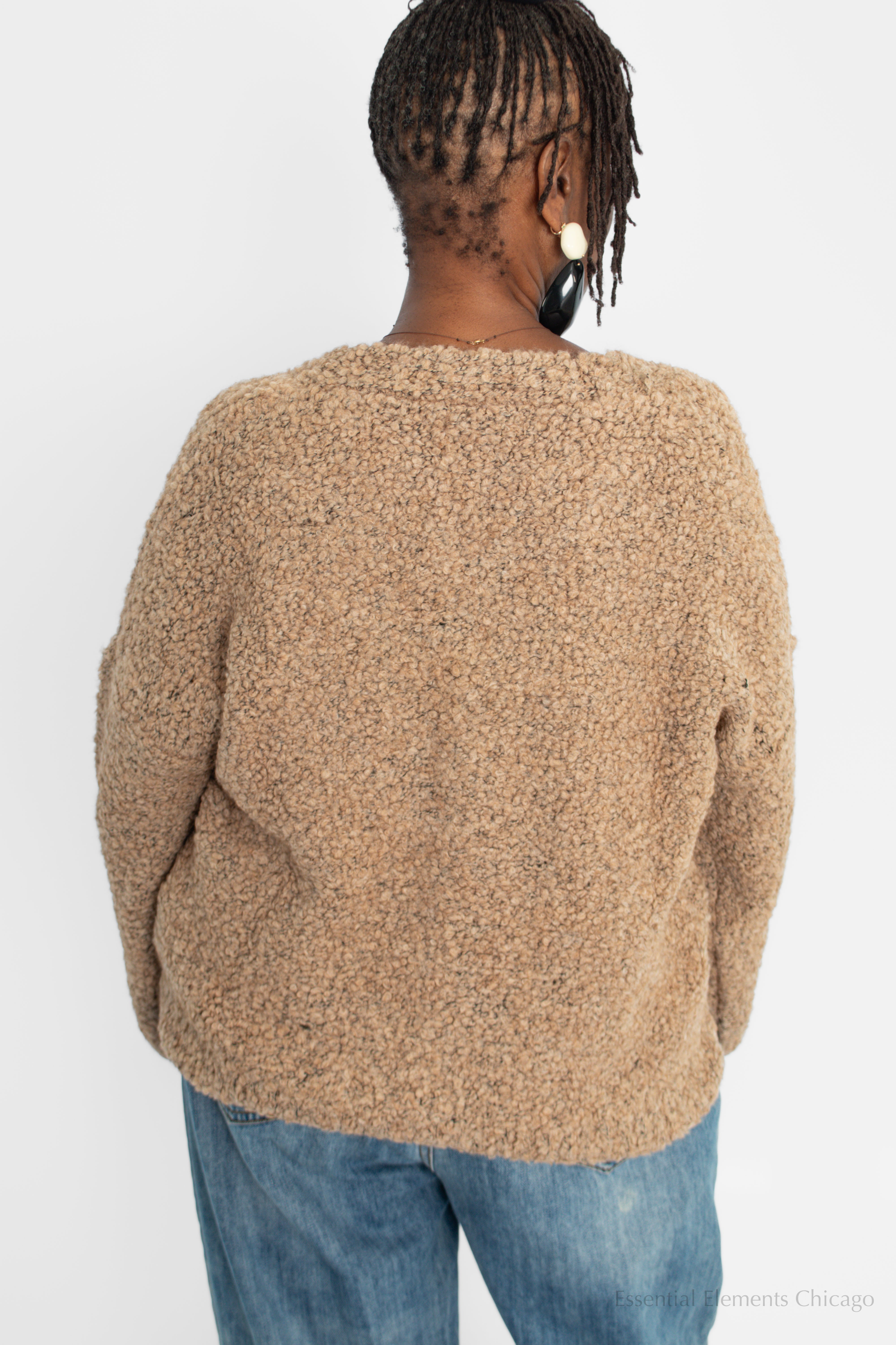Alembika Boucle Cardigan, Sand