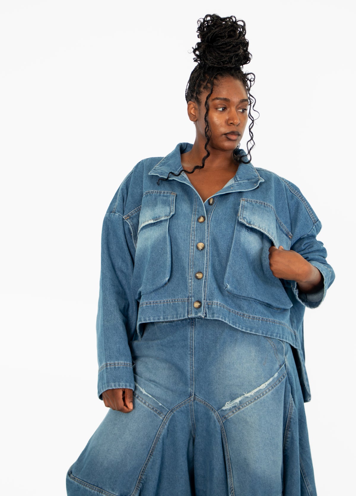Alembika AJ736D Denim Jacket - Essential Elements Chicago