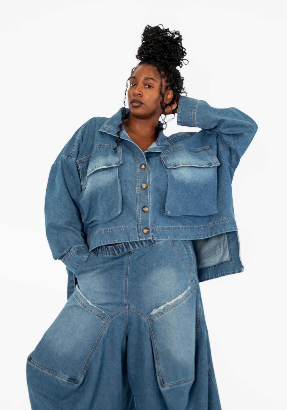 Alembika AJ736D Denim Jacket - Essential Elements Chicago
