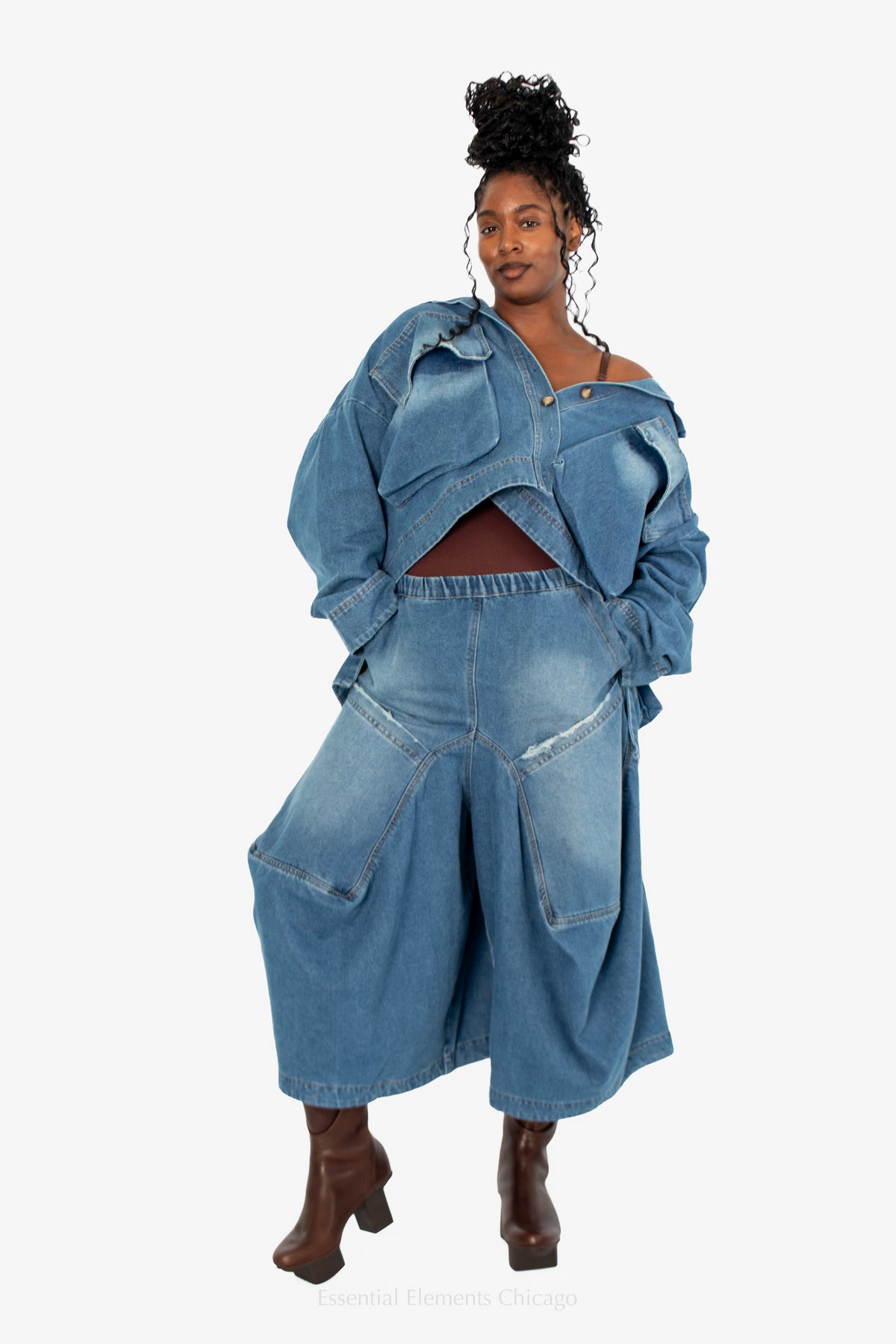 Alembika AJ736D Denim Jacket - Essential Elements Chicago