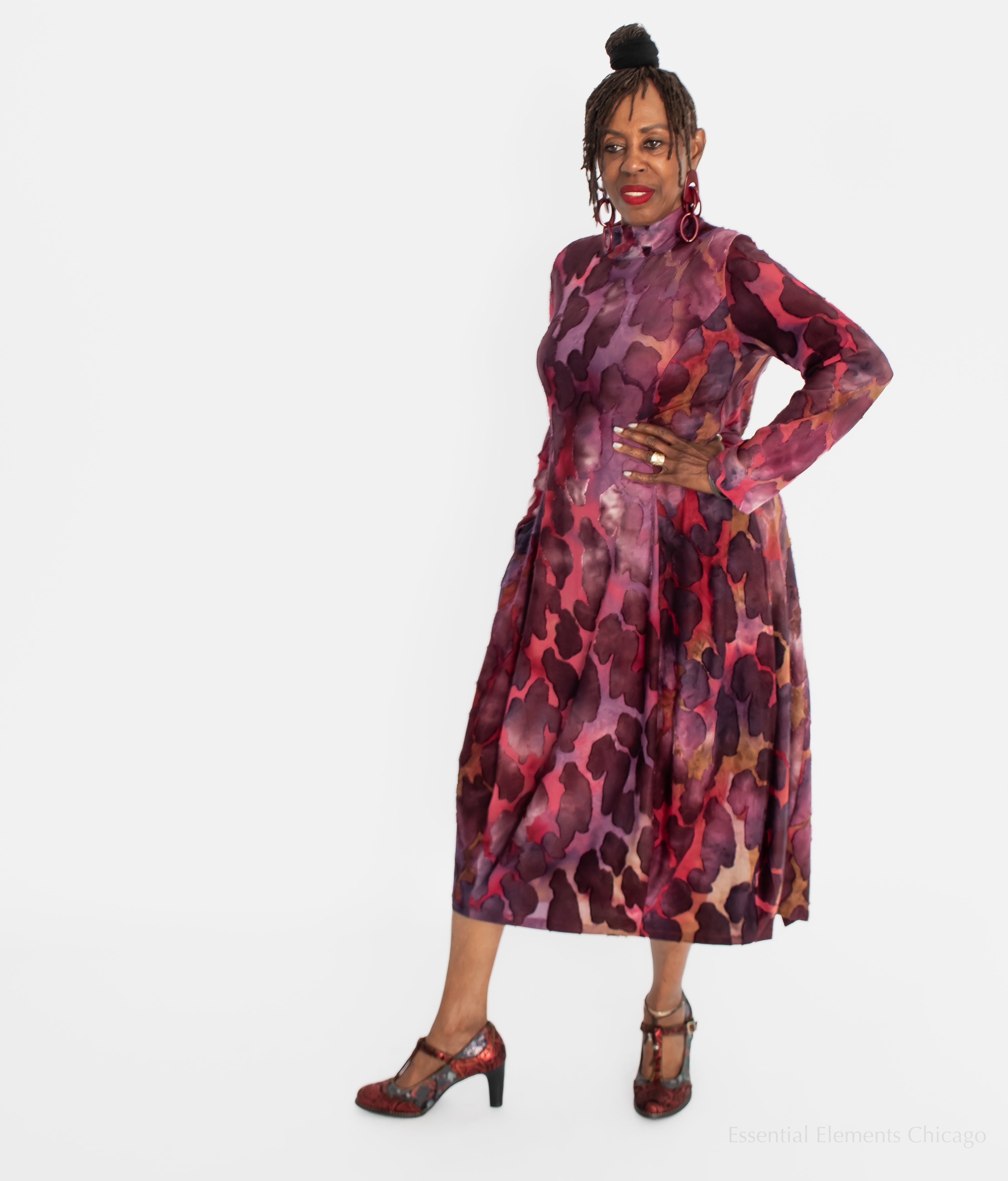Alembika Jubilee Dress, Wine