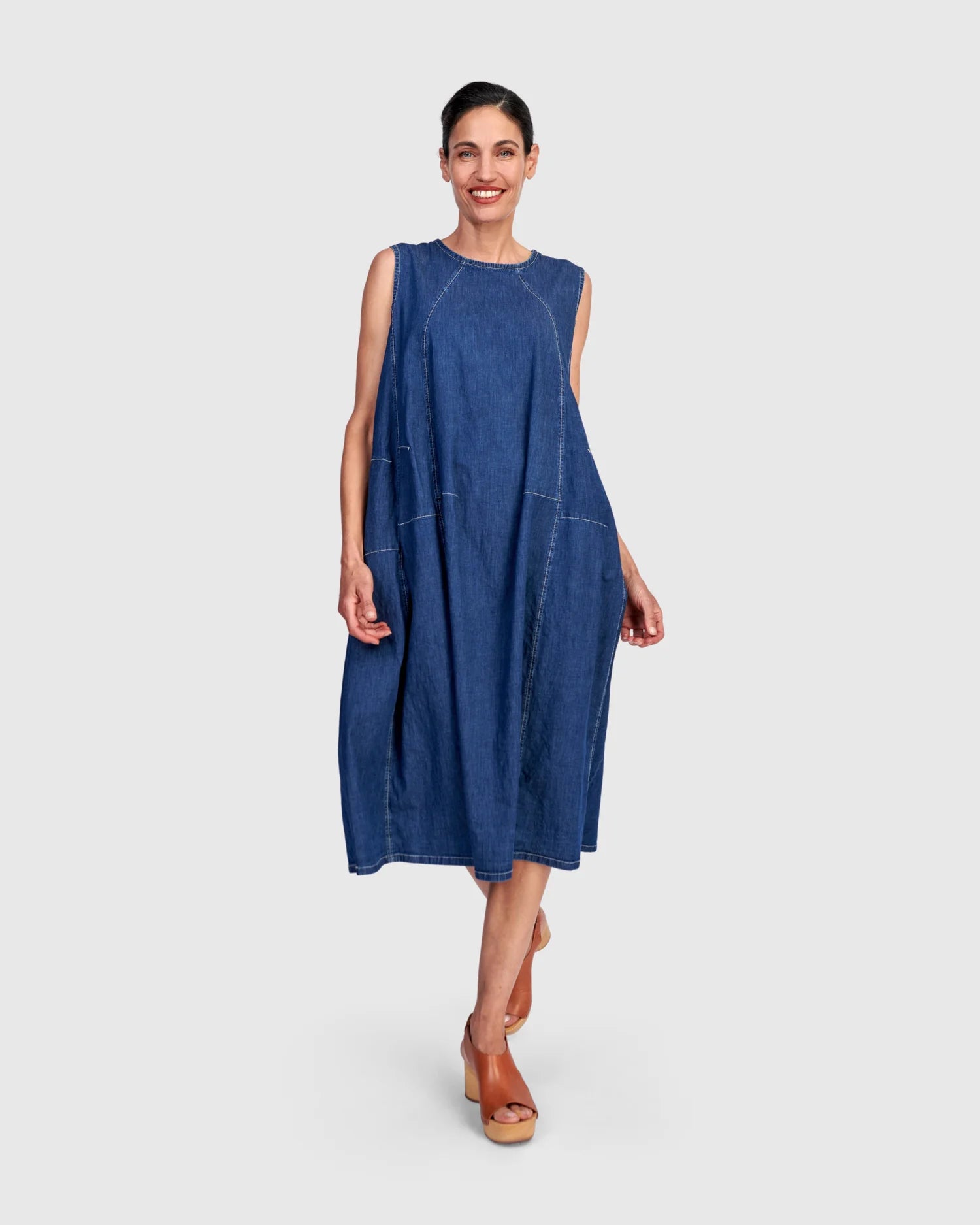 Alembika Denim Swing Dress