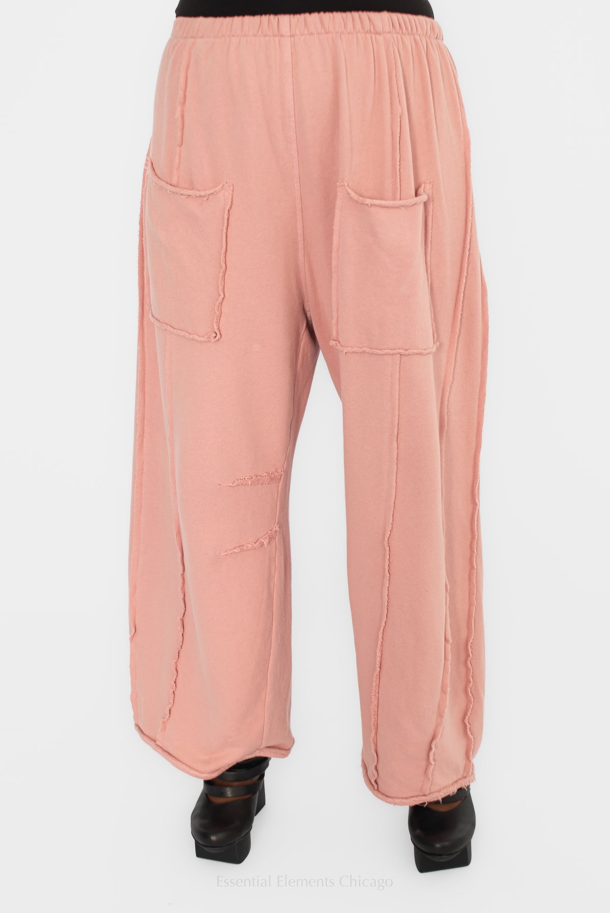 Bodil Curved Pant, Rose