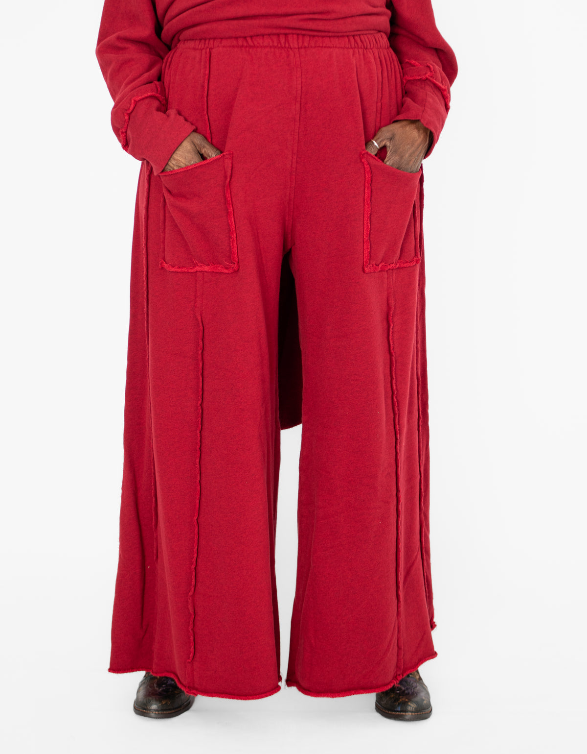 Bodil A-Line Pant, Scarlet - Essential Elements Chicago