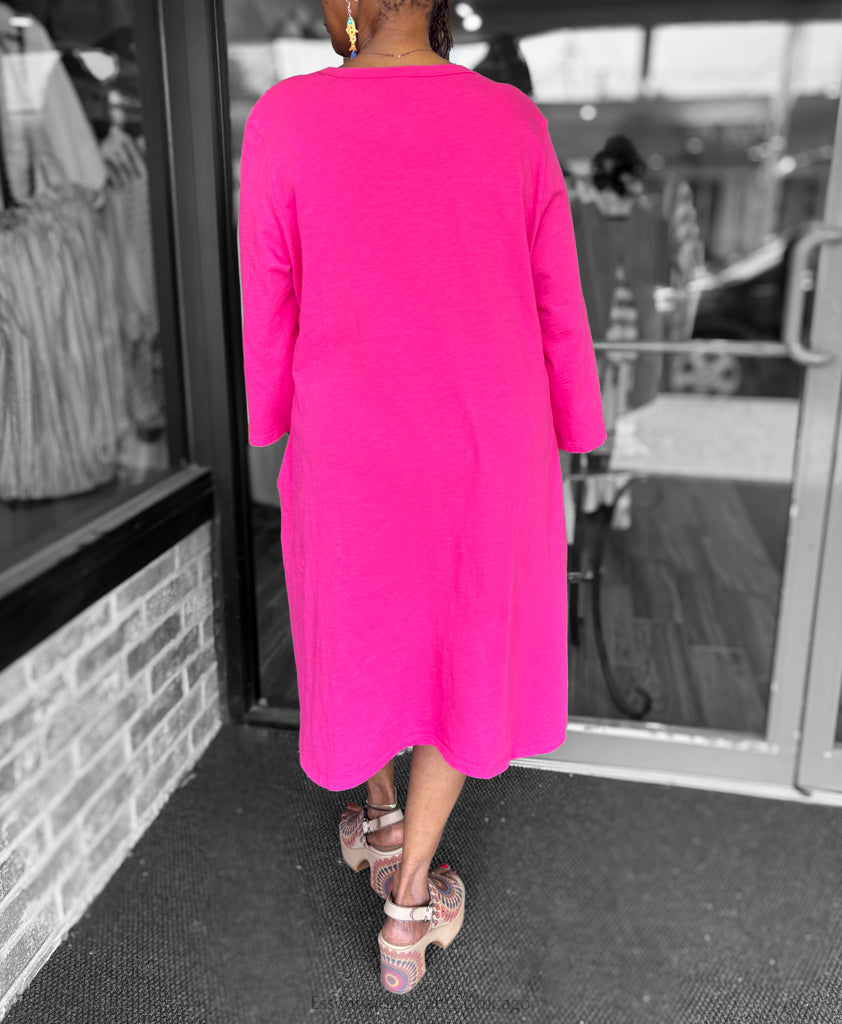 Cotton Lani Midi Dress, Roja