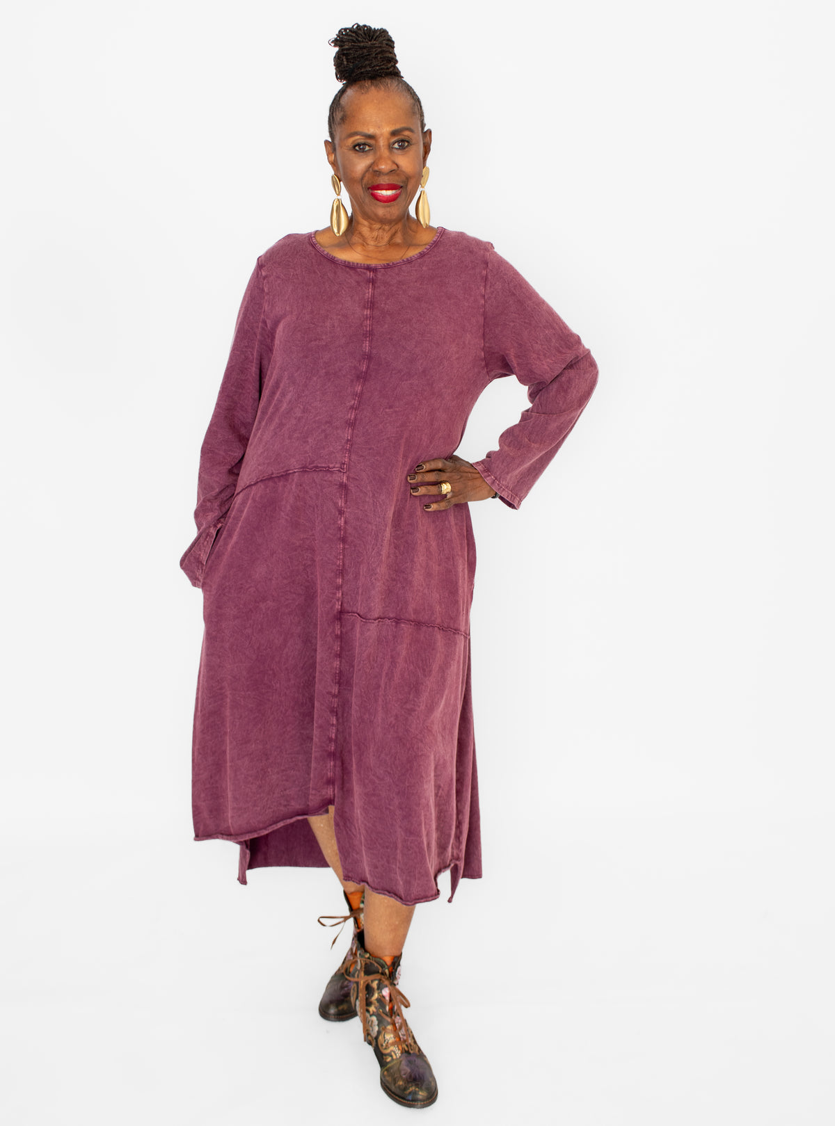 Cotton Lani High Low Dress