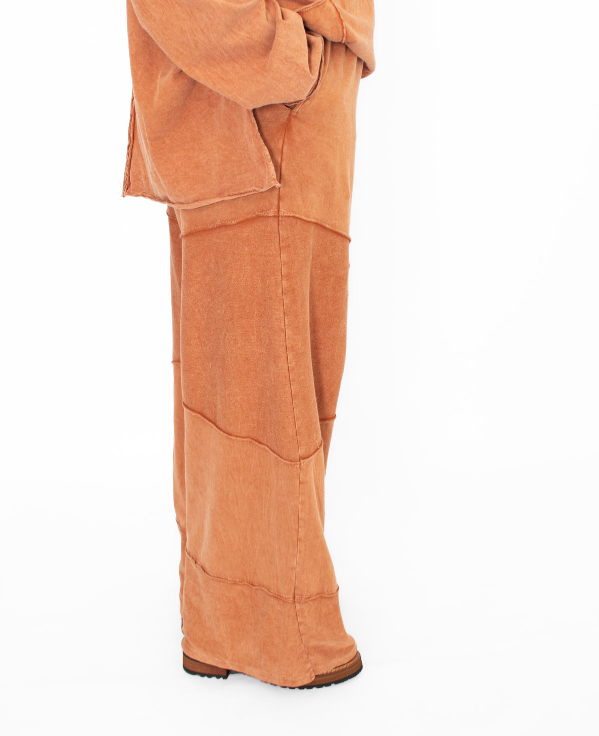 Cotton Lani Wide Leg Pant, Camel