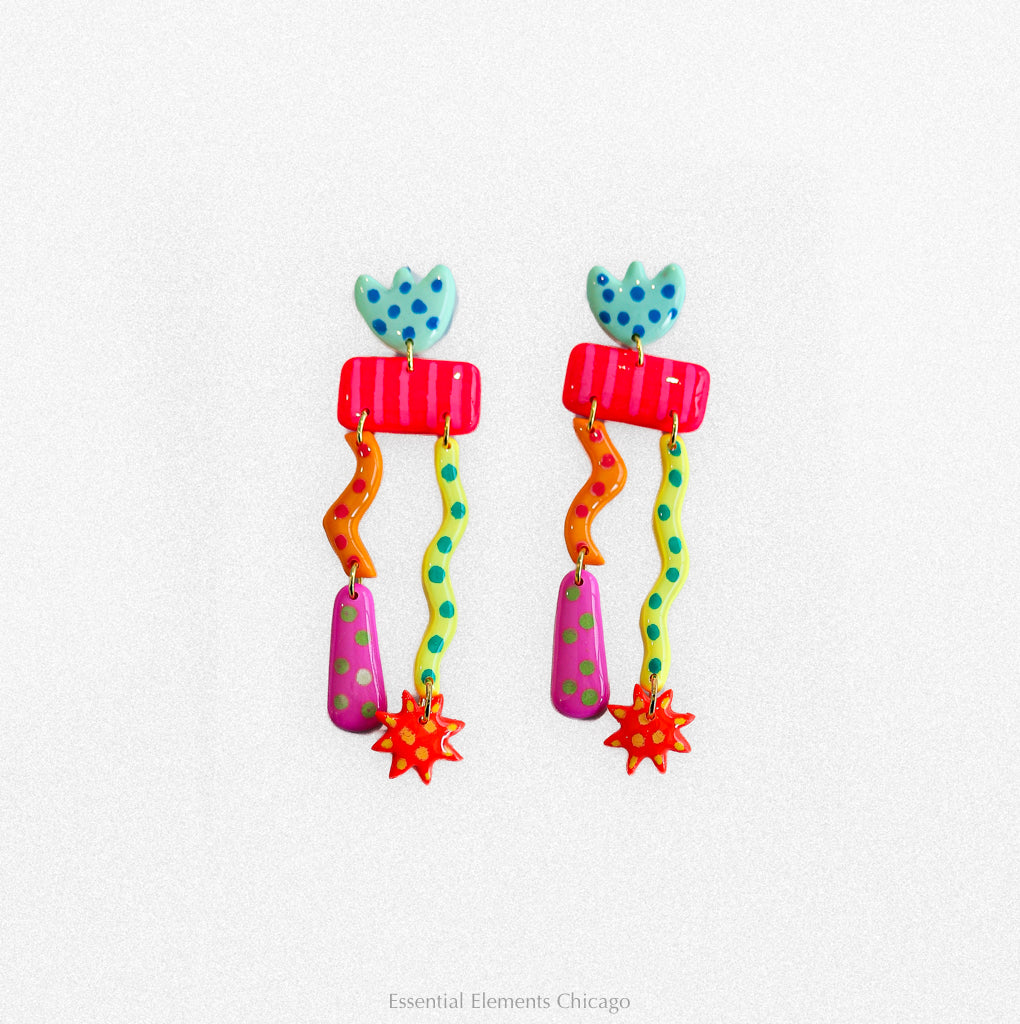 Delaney & Blu Funfetti Betty Earrings
