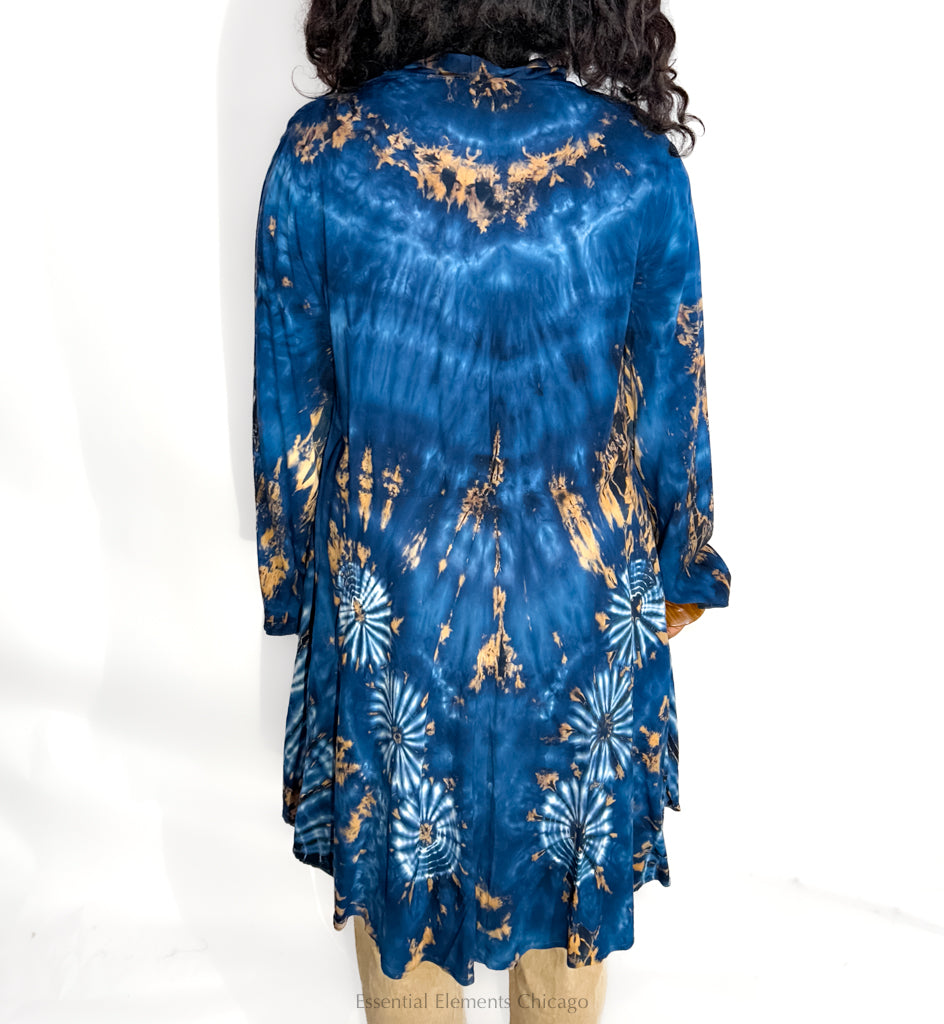 Tie Dye Kimono-Duster
