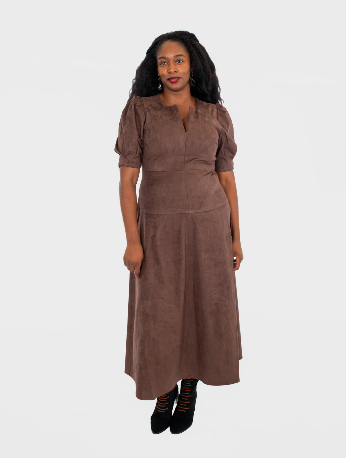 Dolce Cabo Faux Suede Maxi Dress