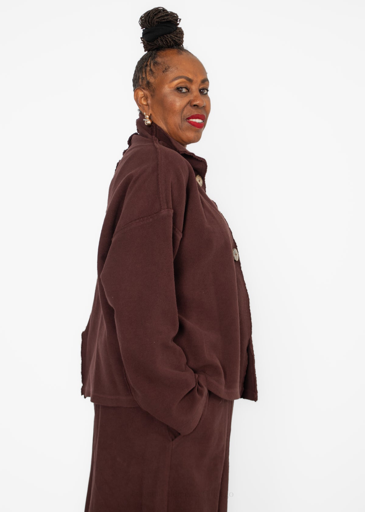 Gerties Funnel Jacket, Chicory