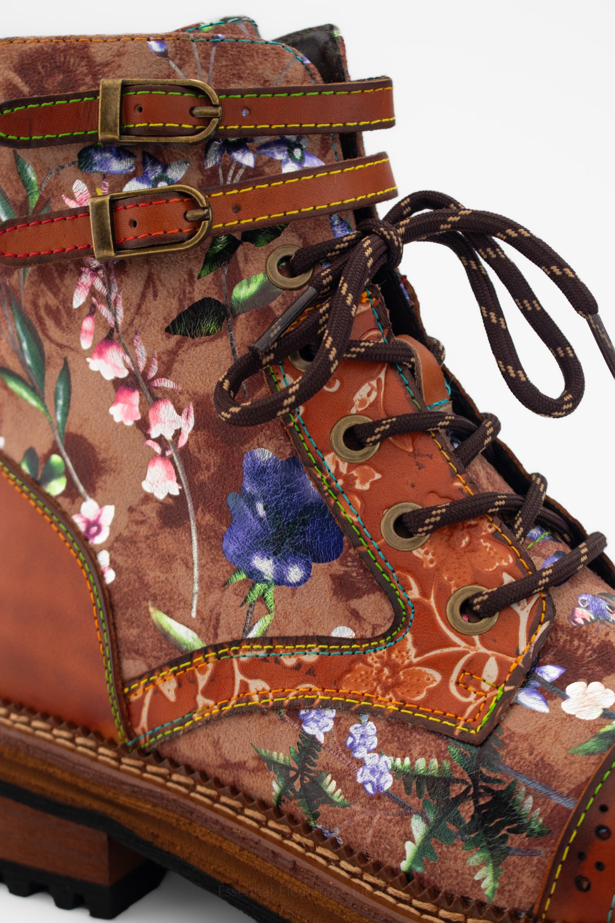L'Artiste Alltheway Lace-Up Bootie, Camel - Essential Elements Chicago