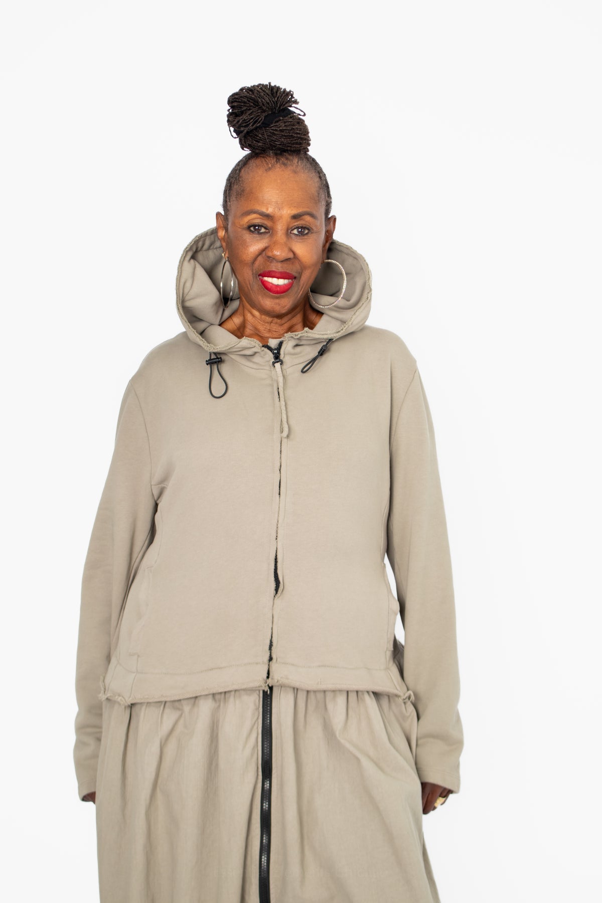 Grizas Hooded Jacket Dress - Essential Elements Chicago