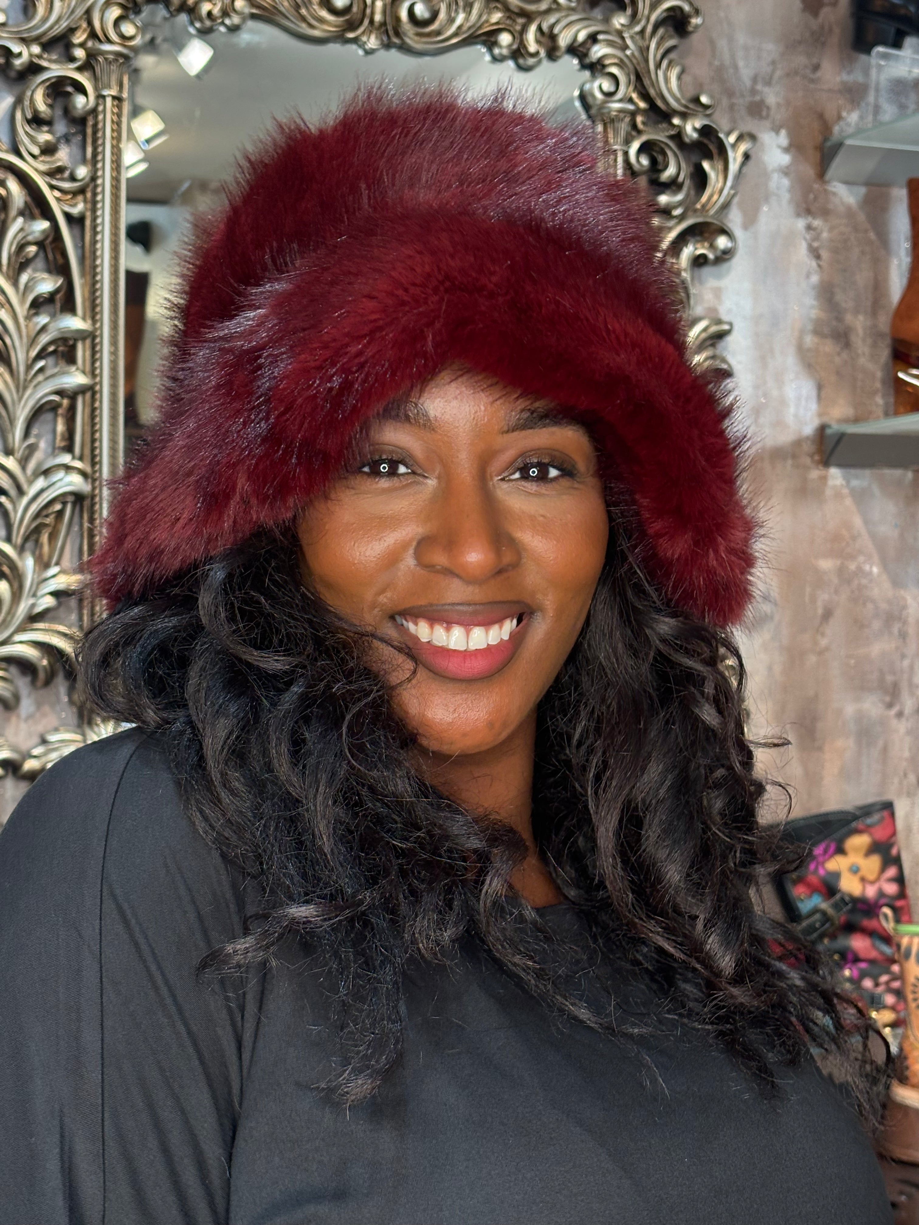 Luxe Faux Fur Bucket