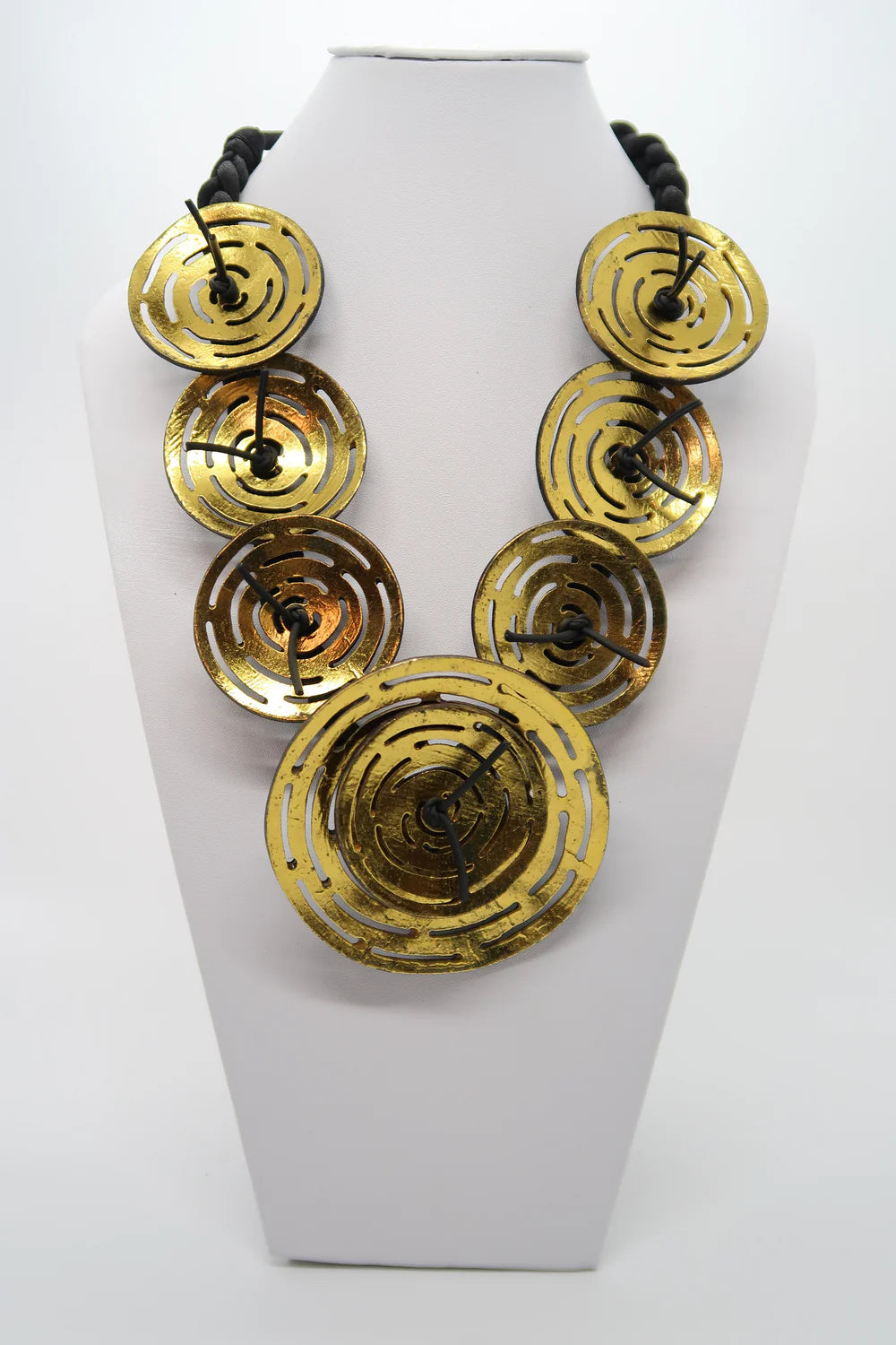 Jianhui Carved Coconut Shell Necklace