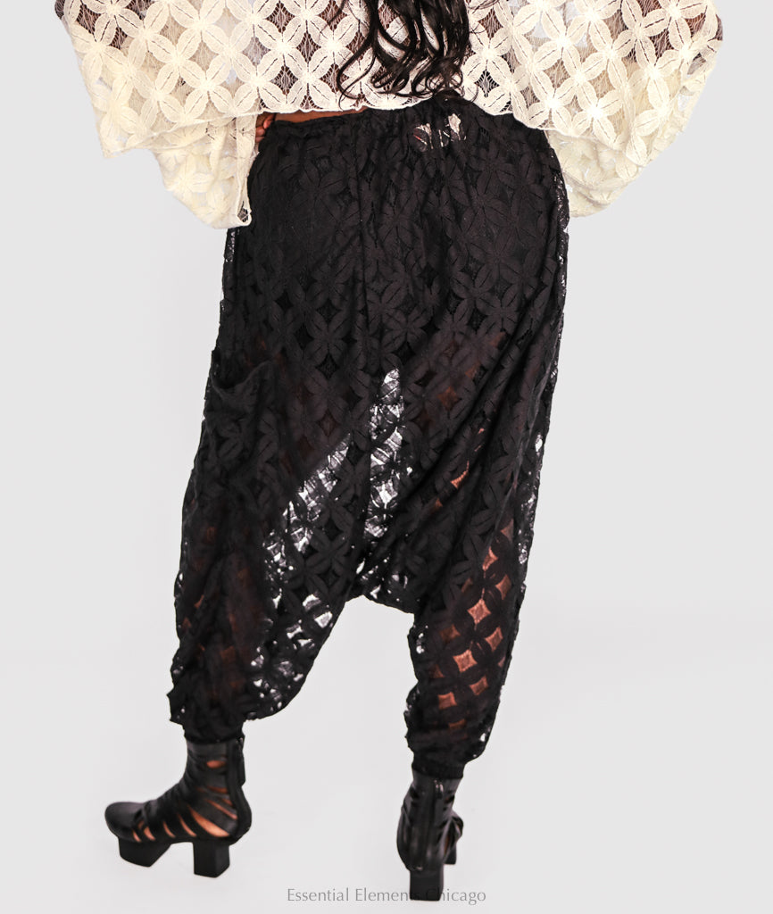 Kantha Bae Lace Be Still Harem Pants