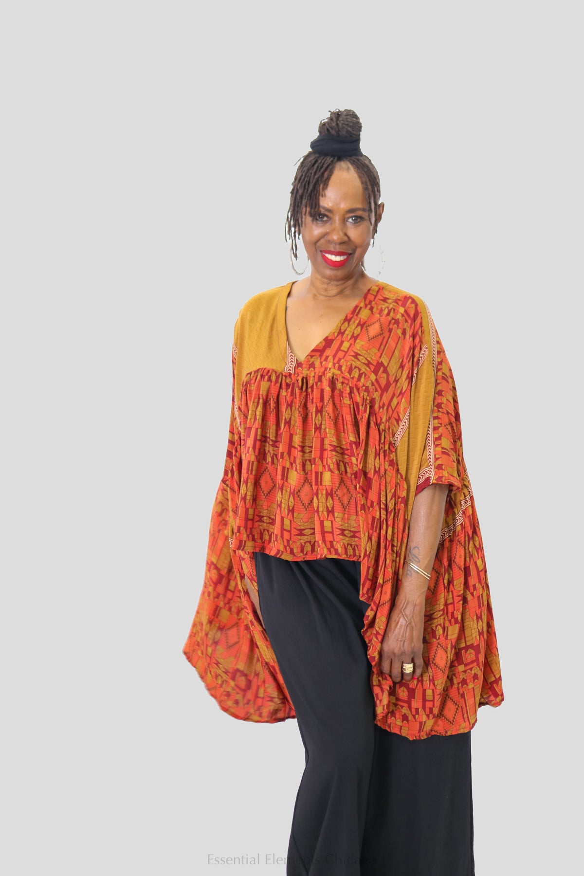 Kantha Gold Dust Crop Top - Essential Elements Chicago