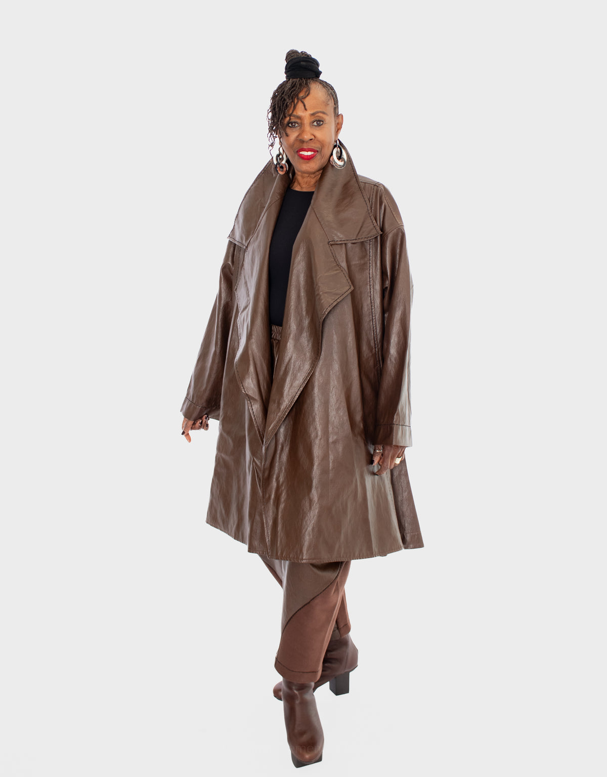 Kedem Sasson Fold Jacket, Brown