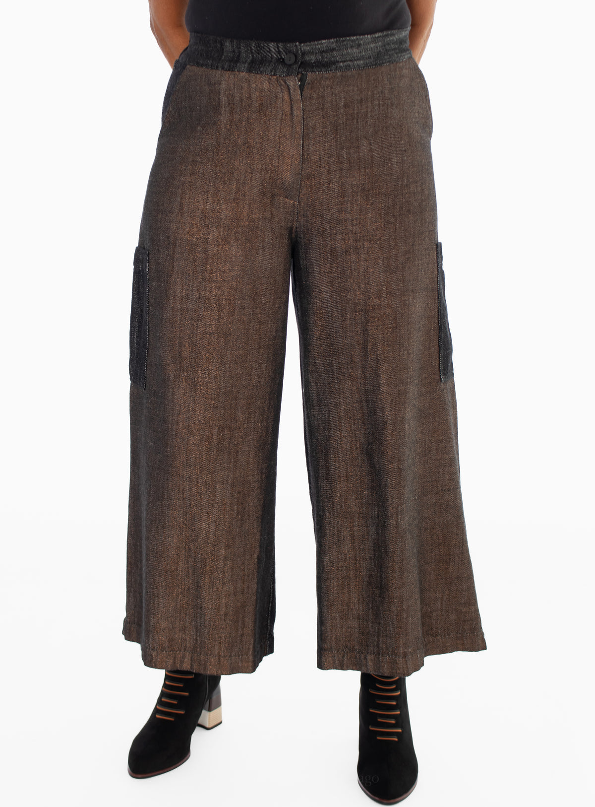 Kedziorek Colorblock Pants, Copper - Essential Elements Chicago