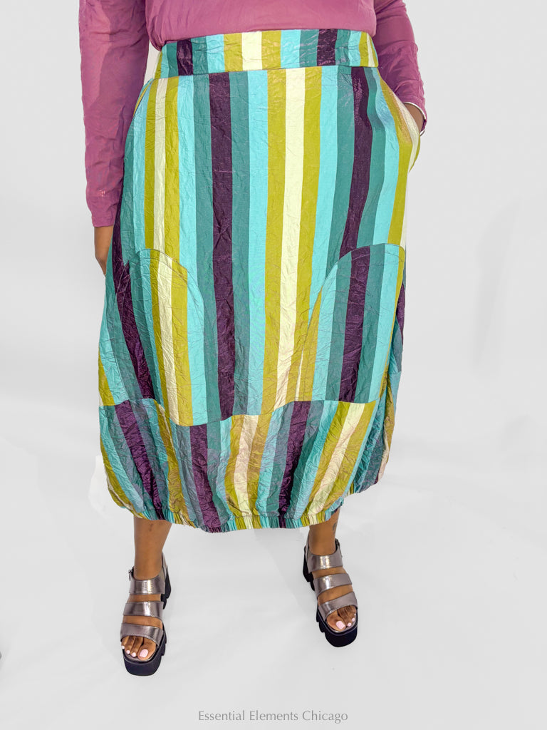 Kozan Adley Skirt, Warm Stripe - Essential Elements Chicago