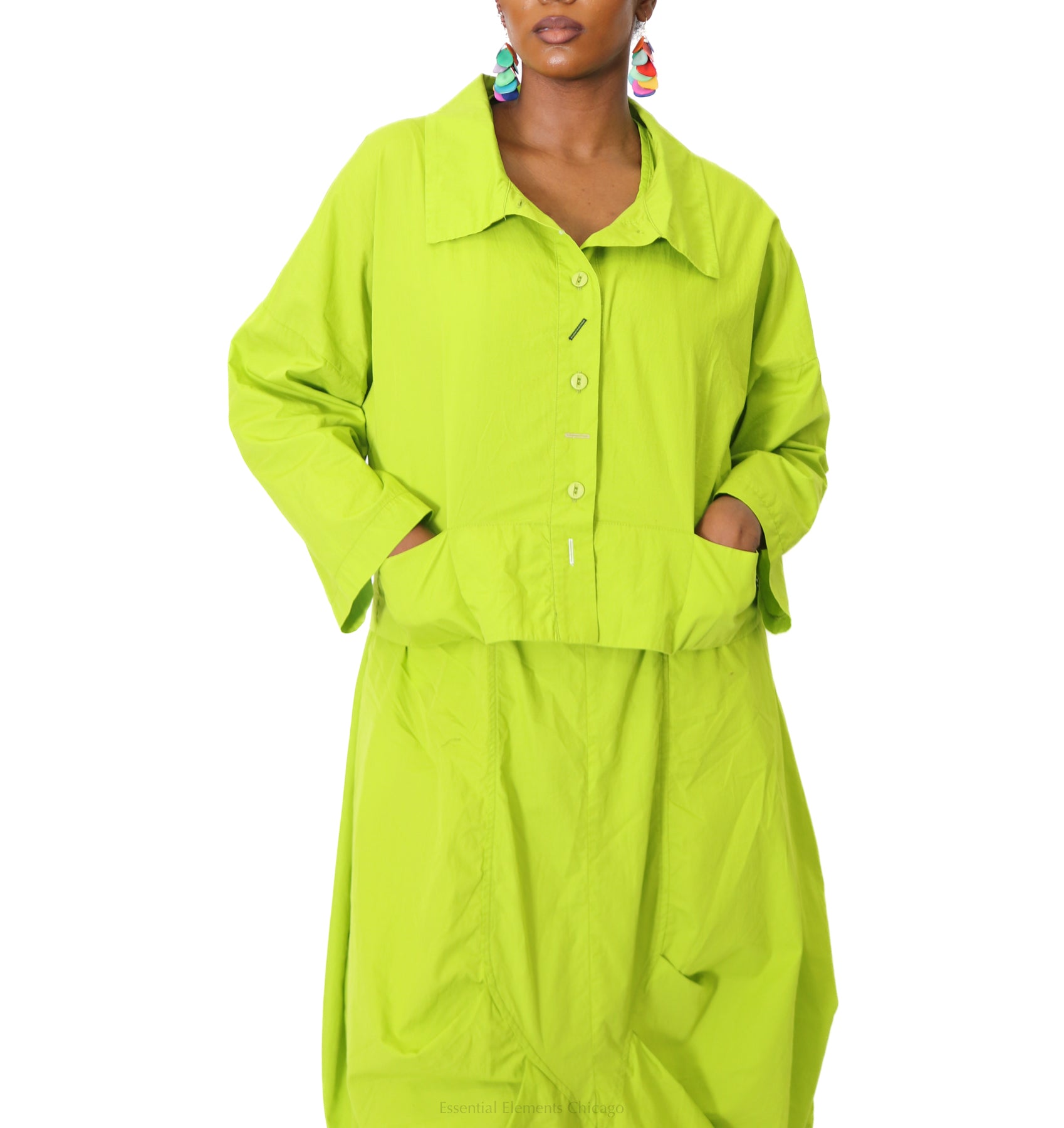 Luukaa Lumina Jacket, Pistachio - Essential Elements Chicago
