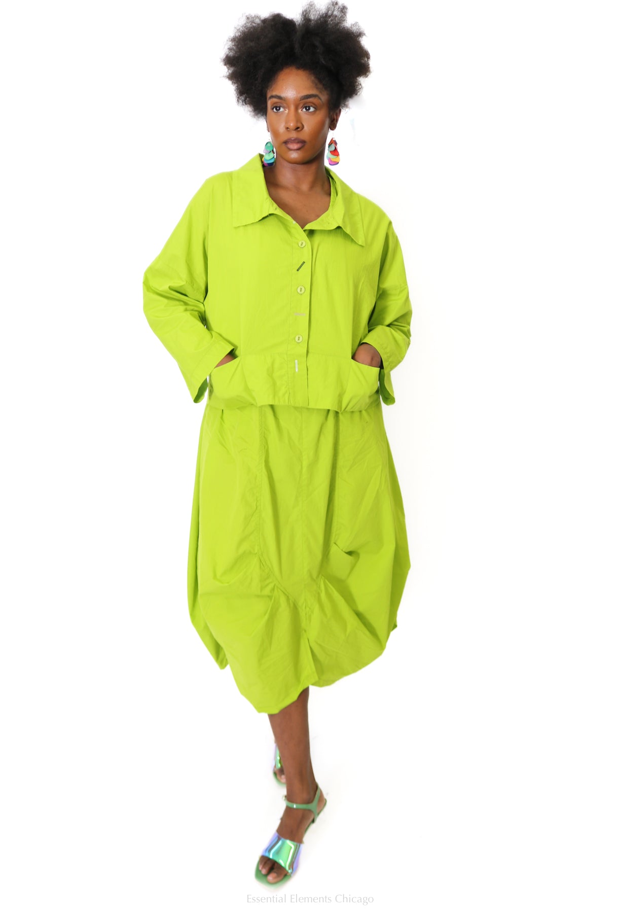 Luukaa Lumina Jacket, Pistachio - Essential Elements Chicago