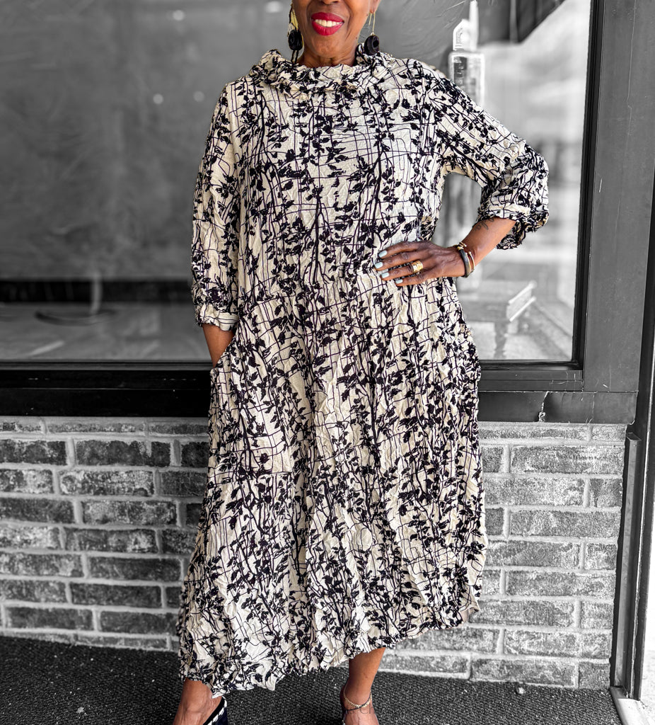 Moonlight Cowl Dress - Essential Elements Chicago