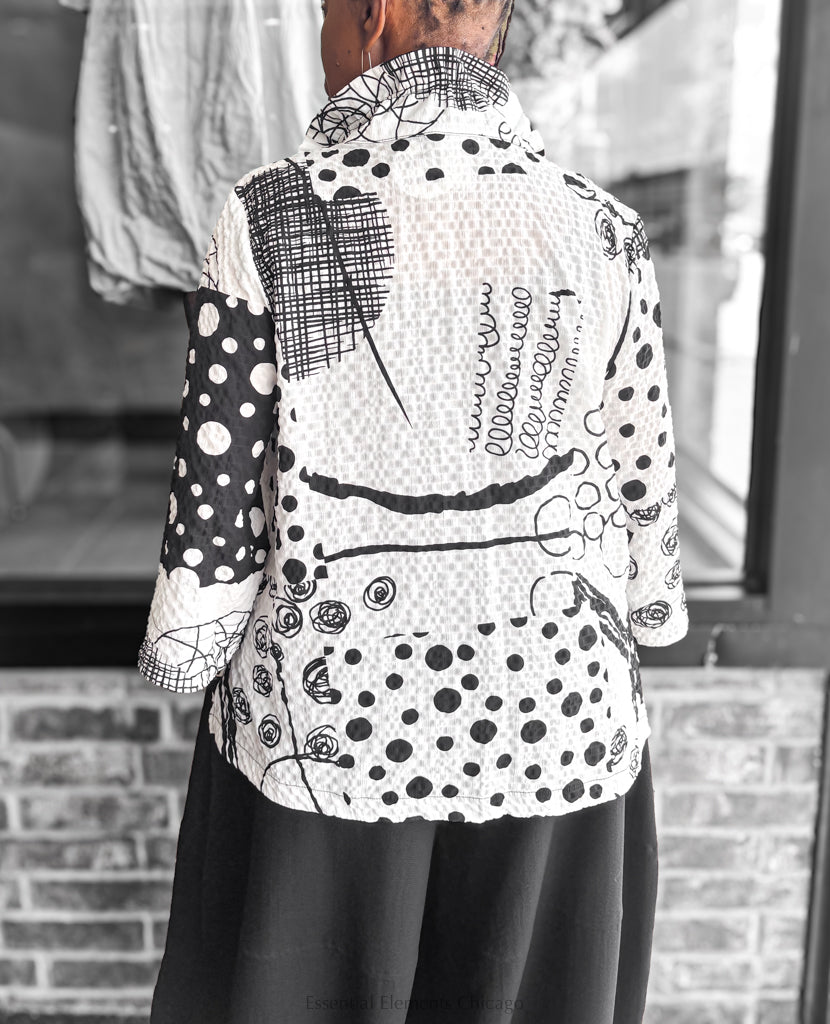 Moonlight Wire Collar Top