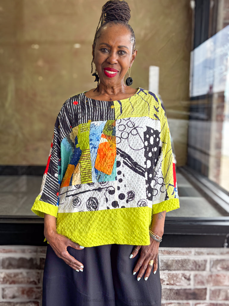 Moonlight Mixed Print Tunic