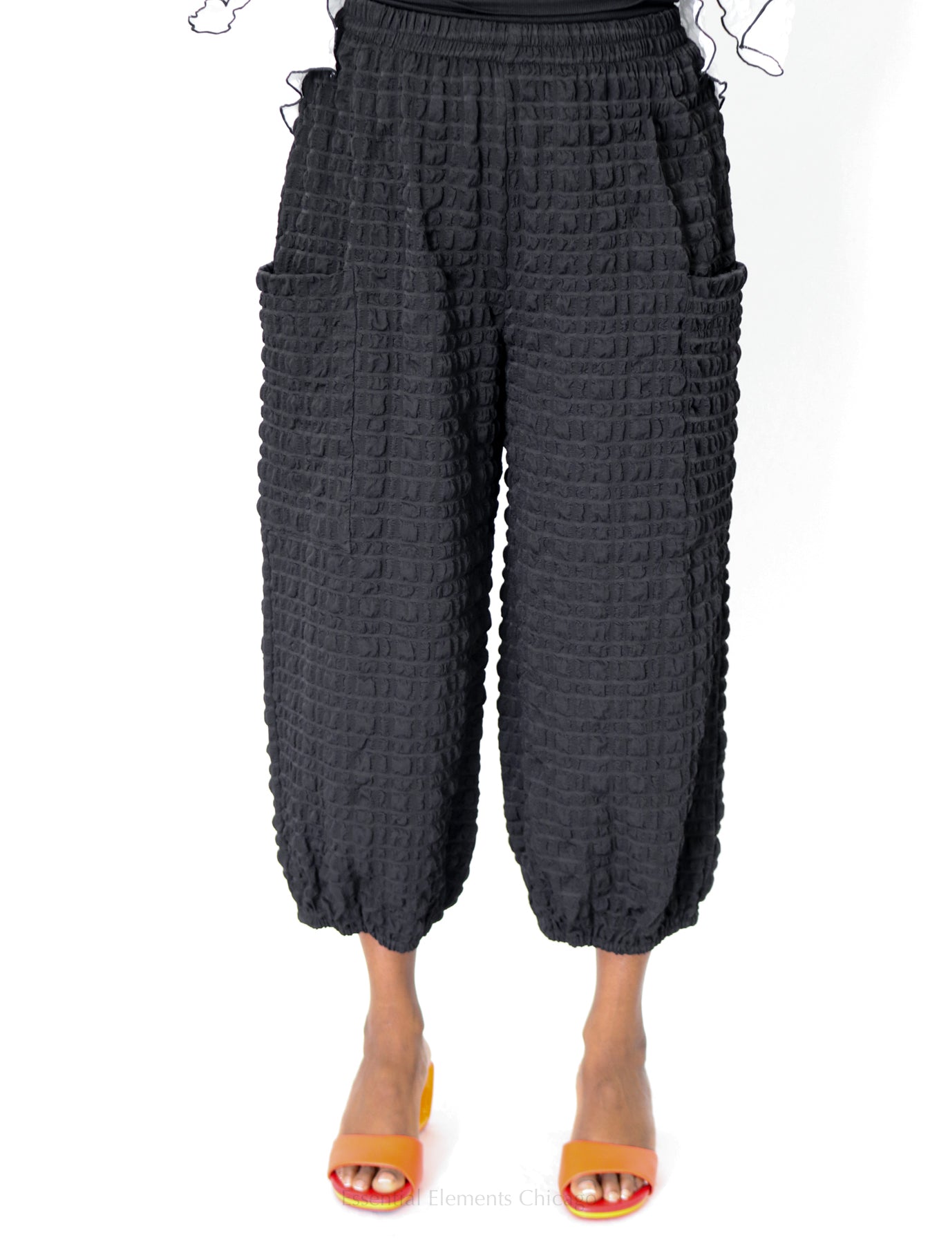 Moonlight Pucker Ankle Pants - Essential Elements Chicago