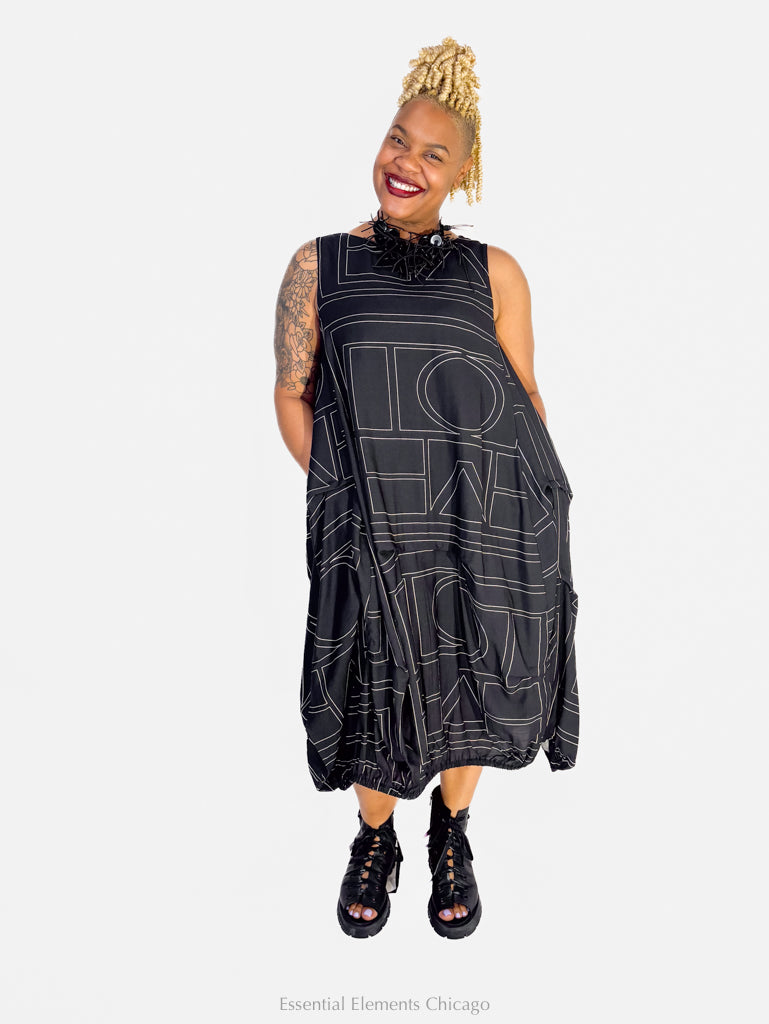 Moyuru Bubble Hem Dress