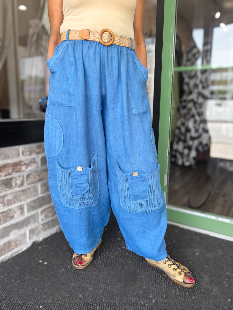 Saga Linen Pocket Pants