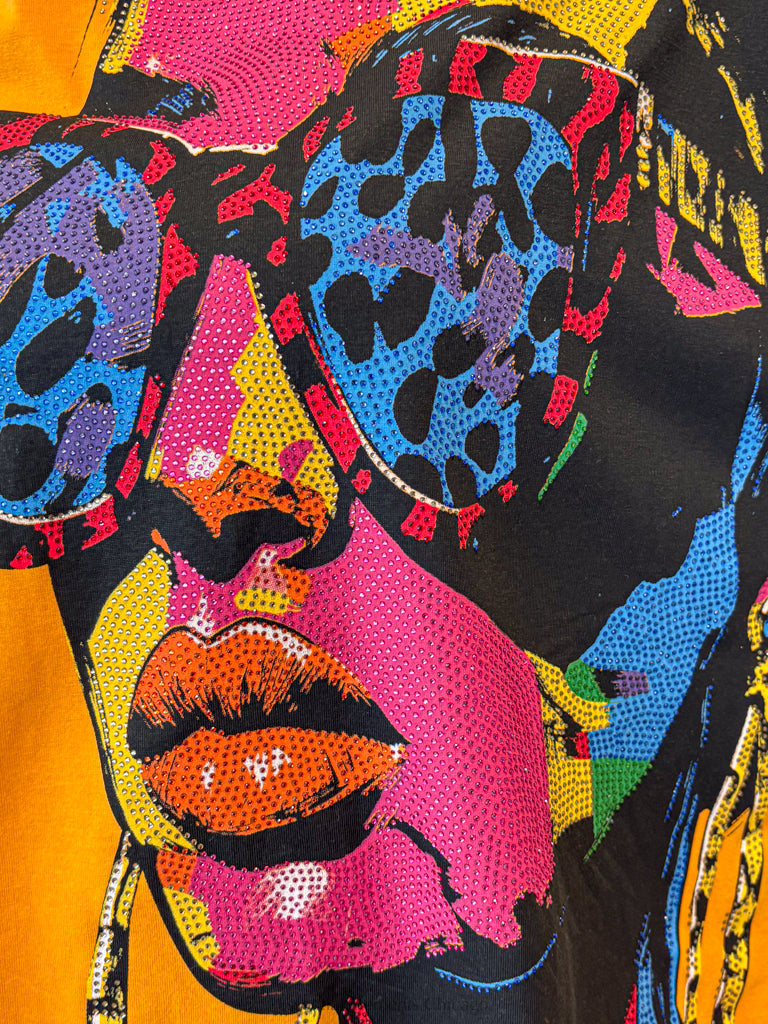 Jewel Gurl Tee, Orange