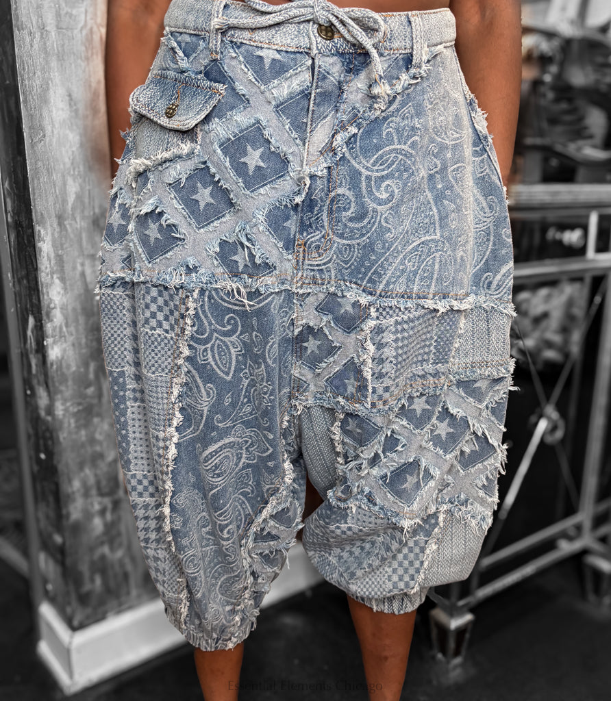 Lazy Paisley Harem Pants - Essential Elements Chicago