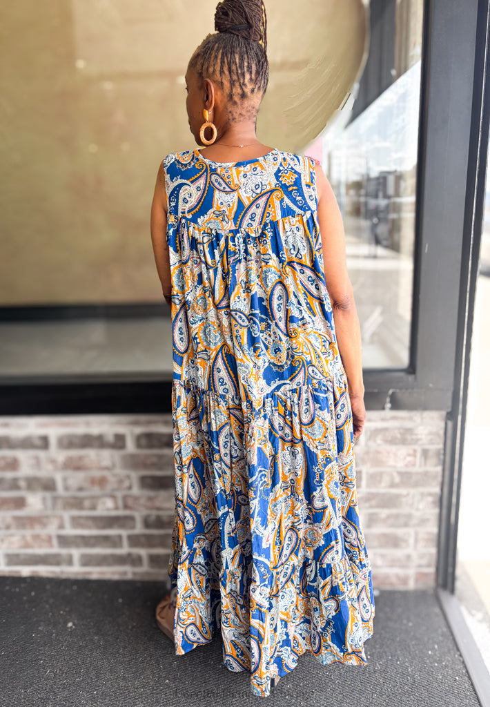 Rhea Paisley Dress