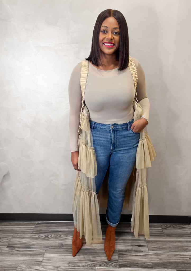 Tiers of Sheers Vest