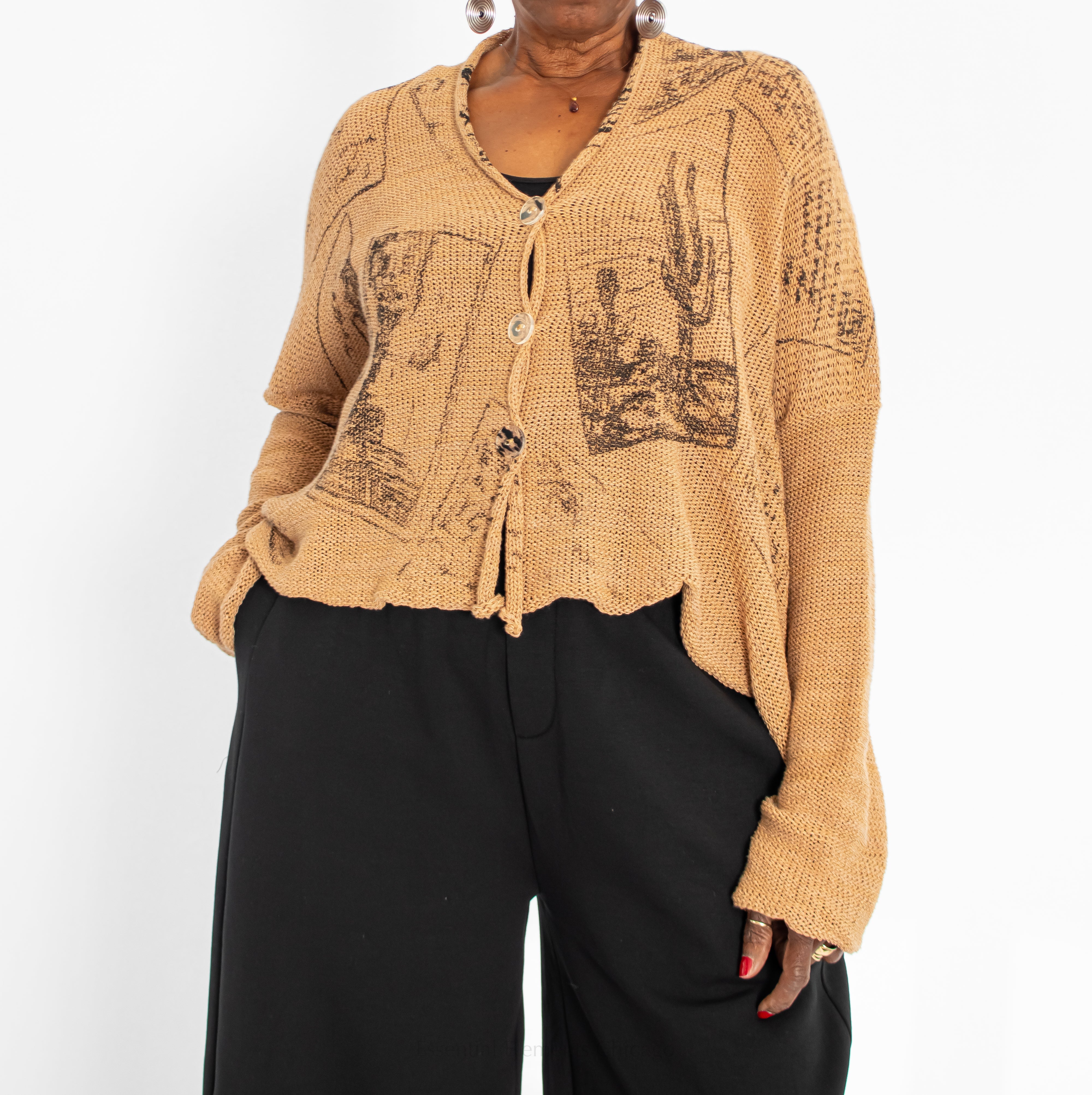 Paper Temples Cardi B Sweater - Essential Elements Chicago
