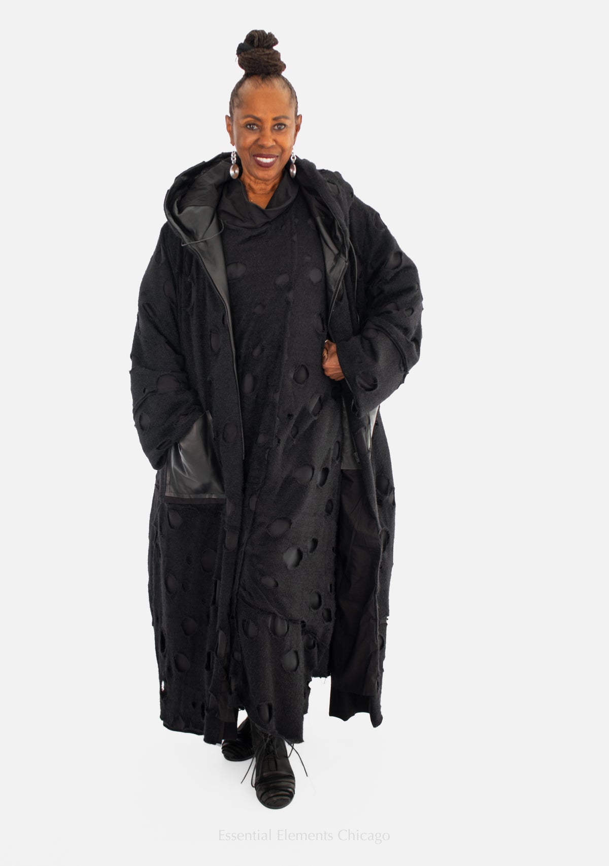 Papucei J. Azira Hooded Coat - Essential Elements Chicago