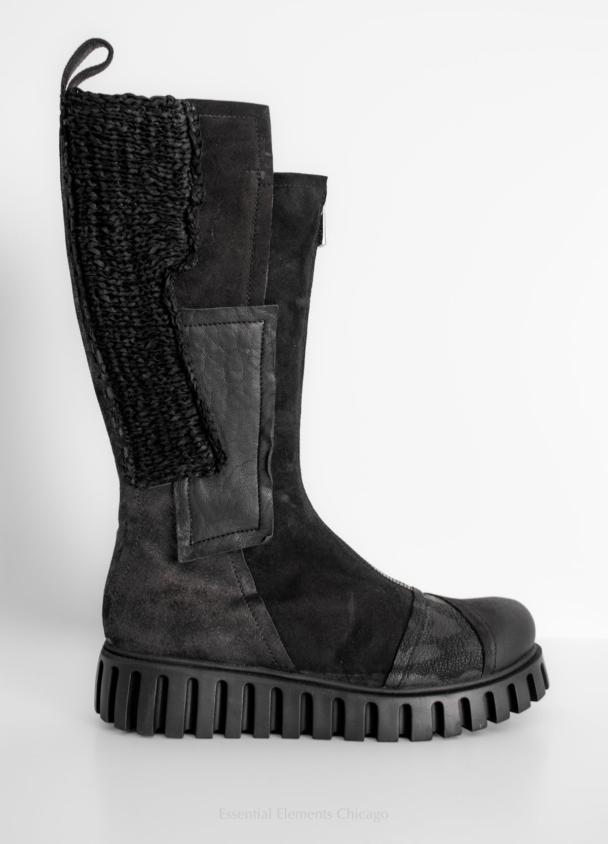 Papucei Lysander Leather Mix Boots - Essential Elements Chicago