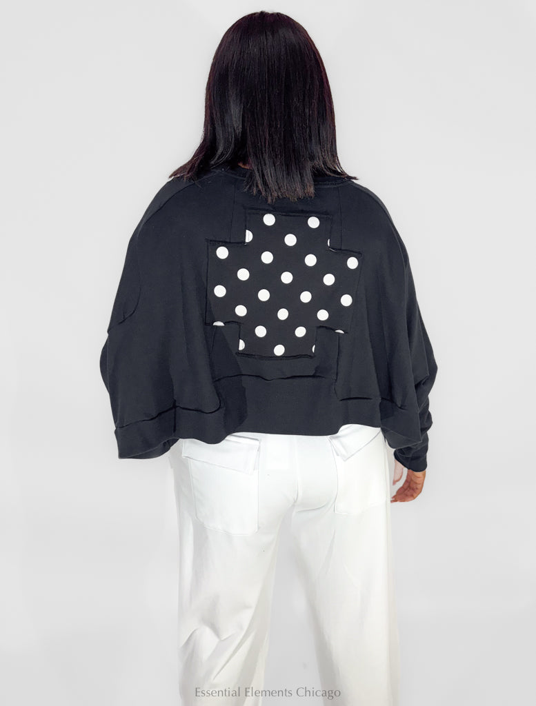 Pluslavie Wide Short Short Top, Dots