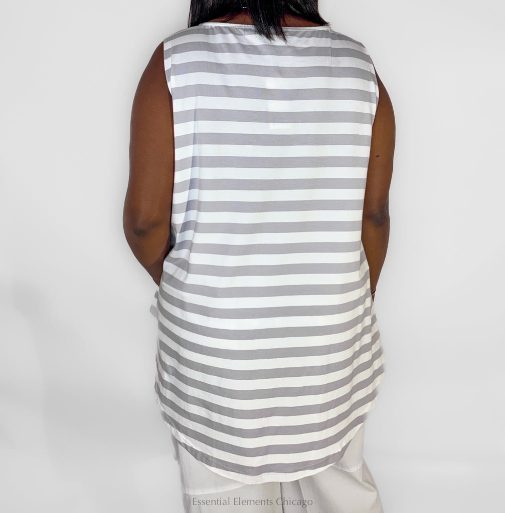 Pluslavie Cement Stripe Tank