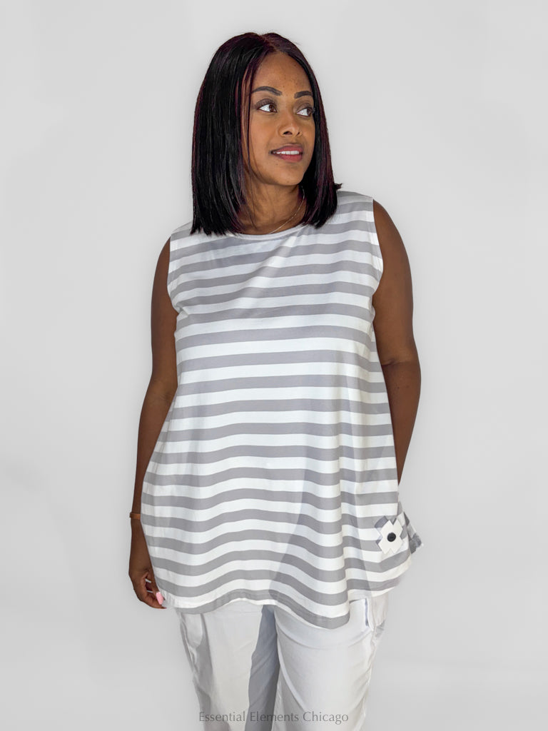 Pluslavie Cement Stripe Tank