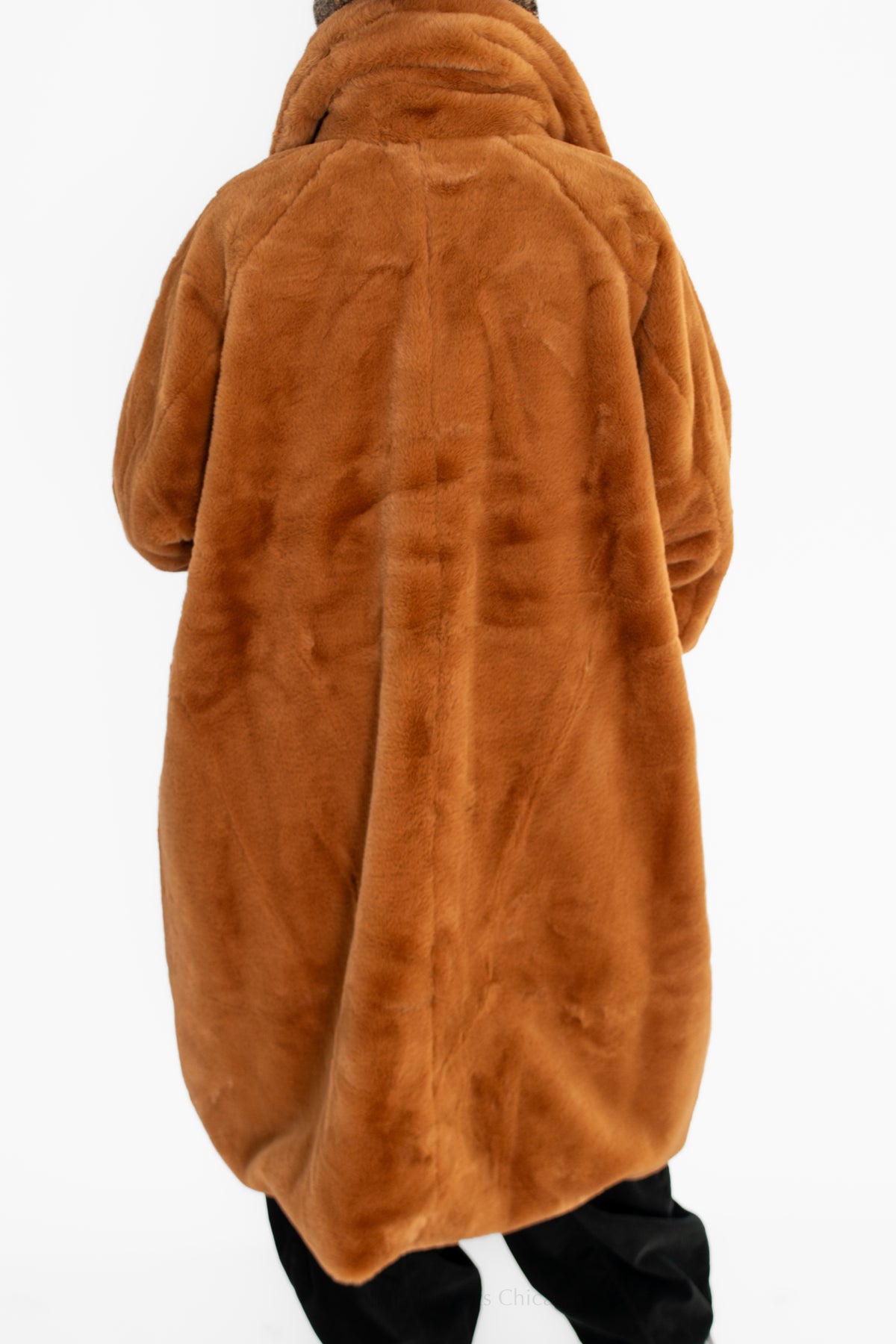 Rundholz Bronze Faux Fur Coat