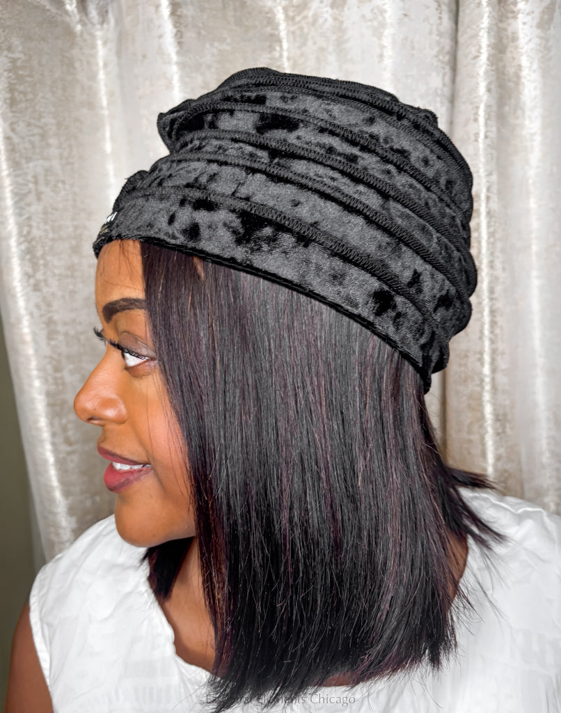 Sconi Legacy Black Crush Velvet Slinky