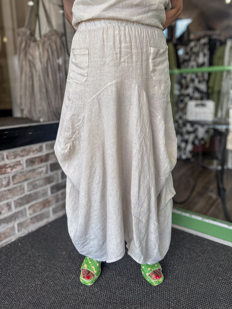 Saga Linen Skirt