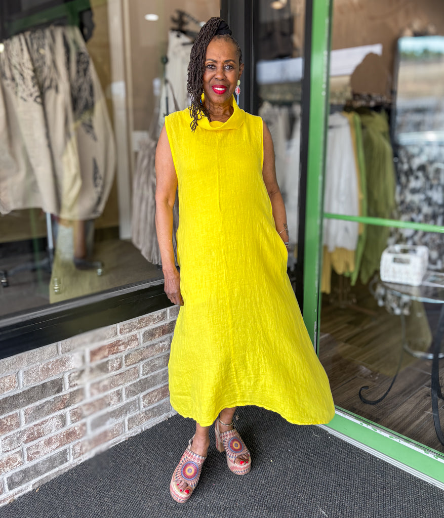 Saga Simple Cowl Dress